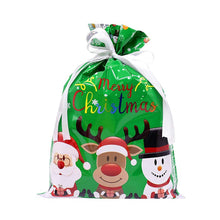 Load image into Gallery viewer, 5pcs Pack Christmas Drawstring Gift Bag