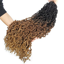 Load image into Gallery viewer, Wavy Faux Locks Crochet Hair