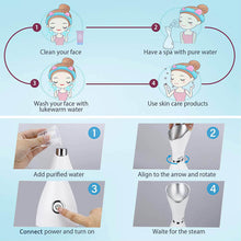 Load image into Gallery viewer, Nano Ionic Facial Steamer