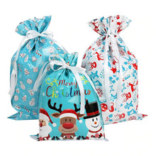 Load image into Gallery viewer, 5pcs Pack Christmas Drawstring Gift Bag