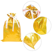 Load image into Gallery viewer, 5pcs Pack Christmas Drawstring Gift Bag