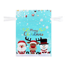 Load image into Gallery viewer, 5pcs Pack Christmas Drawstring Gift Bag