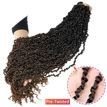 Load image into Gallery viewer, Wavy Faux Locks Crochet Hair