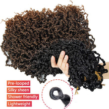 Load image into Gallery viewer, Wavy Faux Locks Crochet Hair