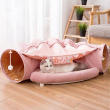 Load image into Gallery viewer, Pet Collapsible Interactive Play Tunnel Bed - Eternimo